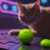 Catnip-Infused Puzzle Ball