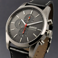 Citizen Eco-Drive Chronograph Field Watch (Silver Dial)