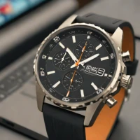 Citizen Eco-Drive Chronograph Field Watch (Rubber Strap)