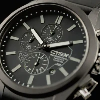 Citizen Ecodrive Chronograph Field Black Edition