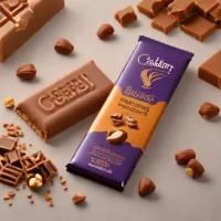 Cadbury Bournville Chopped Hazelnut with Salted Caramel Dark Chocolate Bar 100g