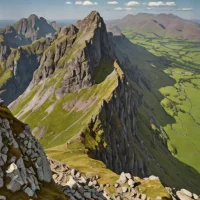 Crib Goch Cliffs