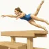 Cat Leap on Beam
