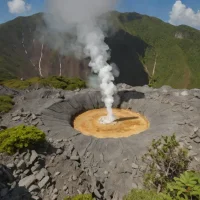 Cratere Sud fumarole