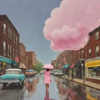 Cotton Candy on a Rainy Day