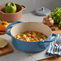 Ceramic-Coated Dutch Oven