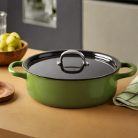 Ceramic-Coated Glass-Lined Dutch Oven