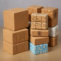 Cork Yoga Blocks - 9 Pack