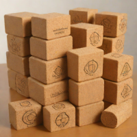 Cork Yoga Blocks - 10 Pack