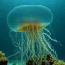 Cyanea lamarckii (Blue Jellyfish)