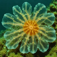 Calvadosia cruxmelitensis (Maltese Cross Jellyfish)