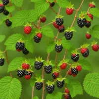Chester Thornless Blackberry (Rubus hybrid)