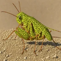 Cone-headed Grasshopper (Pyrgomorpha conica)