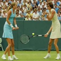 Chris Evert vs Billie Jean King