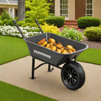 Craftsman 22-Gallon Steel Wheelbarrow