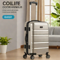Coolife Luggage Expandable Spinner Suitcase