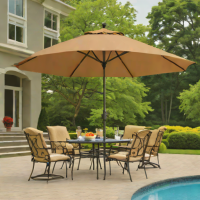 Crescent 9 Foot Patio Umbrella