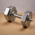 Cap Barbell Standard Hex Dumbbell - 15 lbs