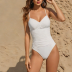 CUPSHE Ruched One-Piece Swimsuit