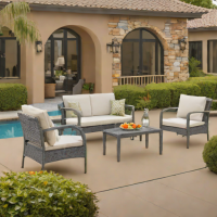 Christopher Knight Home Breeze 5-Piece Wicker Patio Furniture Set