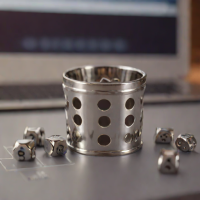 Dice Rolling Dice Cup (Metal)