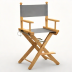 Director's Chair with Storage Pouch and Headrest