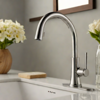 Delta Single-Handle Vanity Faucet
