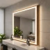 DIY LED Strip Backlit Mirror