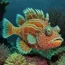 Deepsea Scorpionfish (Pontinus kuhlii)
