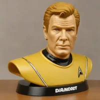 Diamond Select Captain Kirk Bust Bank