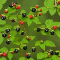 Dewberry (Rubus caesius)