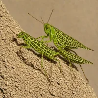Decorated Locust (Oedaleus decorus)