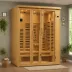 Dynamic Saunas Bergamo Hemlock Low EMF FAR Infrared Sauna