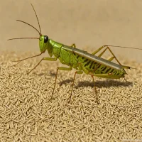 Dakar Rice Grasshopper (Hieroglyphus daganensis)