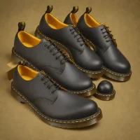 Dr. Martens 8053 Leather Platform Casual Shoes