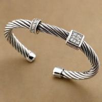 David Yurman Cable Collectible Diamond Bracelet