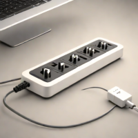 DeskNet Power Strip with Cable Management