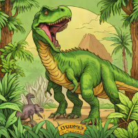 Dinosaur Coloring Book for Adults