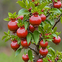 Dwarf Pomegranate (Punica granatum 'Nana')
