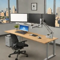 Ergotron HX Desk Dual Monitor Arm