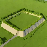 Esker mit Rinnenbildung von Fahrenkrug