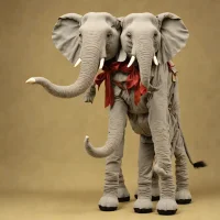 Elephant Stage Puppet 2830