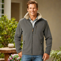 Eddie Bauer Sherpa-Lined Fleece Jacket
