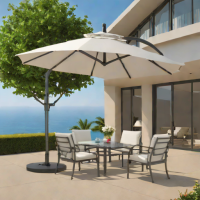 Everest Aluminum Cantilever Patio Umbrella