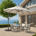 Everest Aluminum Cantilever Patio Umbrella