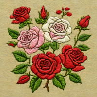 Embroidery Library - Rose Sampler Kit