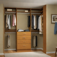 EasyClosets Modular Closet System with Insulated Back Panels