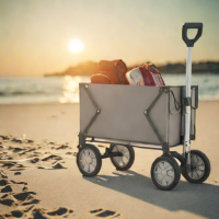 Folding Wagon - Mac Sports Collapsible Utility Cart