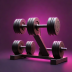 Fixed Dumbbell Set (Vinyl Coated)