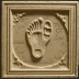 Footprint Cast of the Prophet Muhammad (Topkapi)